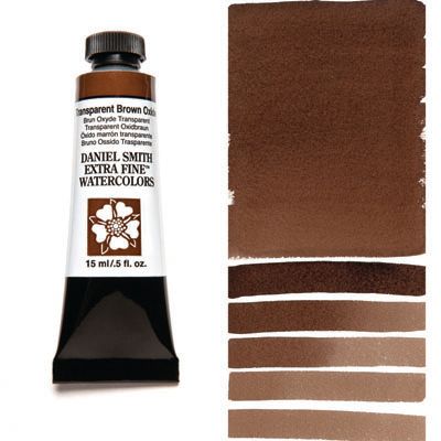 DANIEL SMITH W/C 15ML TRANSPARENT BROWN OXIDE