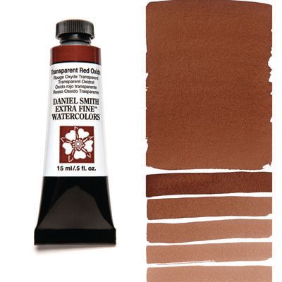 DANIEL SMITH W/C 15ML TRANSPARENT RED OXIDE