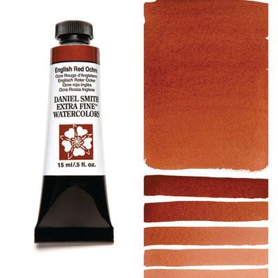 DANIEL SMITH W/C 15ML ENGLISH RED OCHRE