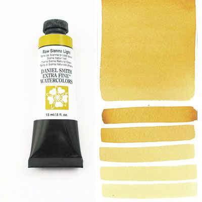 DANIEL SMITH W/C 15ML RAW SIENNA LIGHT