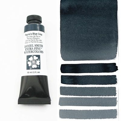 DANIEL SMITH W/C 15ML PAYNES BLUE GRAY