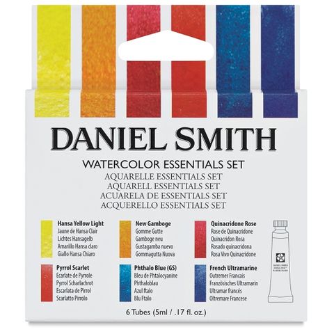 DANIEL SMITH W/C ESSENTIALS SET 6 X 5ML