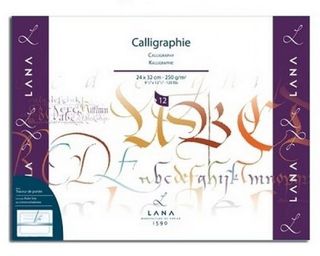 LANA CALLIGRAPHY PAD 250G 24X32CM