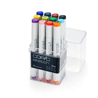 COPIC SKETCH MARKER SET 12 BASIC