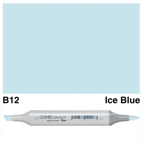 COPIC SKETCH MARKER B12 ICE BLUE