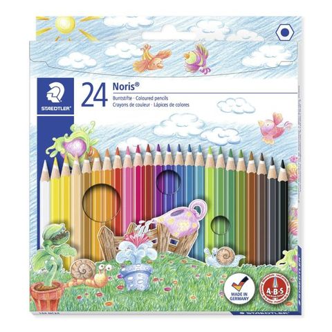 STAEDTLER NORIS COLOUR PENCILS SET 24