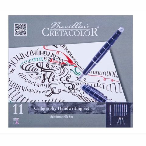 CRETACOLOR CALLIGRAPHY WRITING SET 11PC