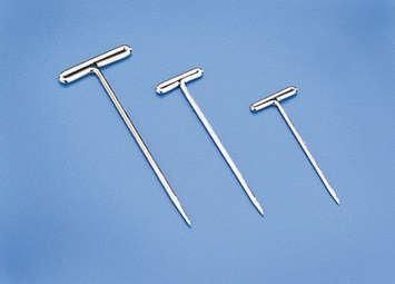 NICKEL PLATED T-PINS 1" (25.4MM) PKT100