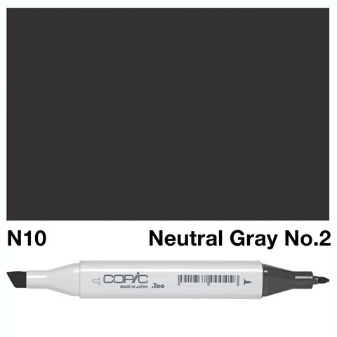 COPIC CLASSIC MARKER N10 NEUTRAL GRAY NO 10