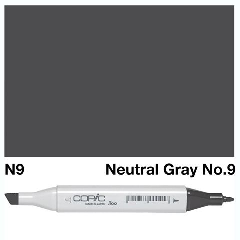 COPIC CLASSIC MARKER N9 NEUTRAL GRAY NO 9
