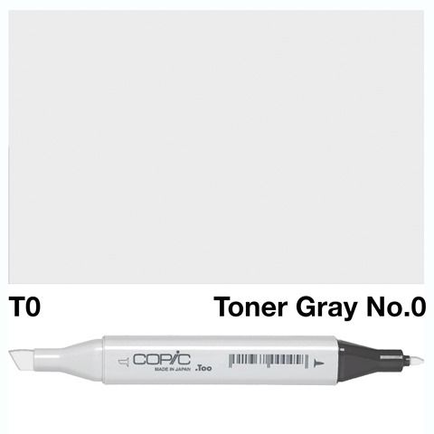 COPIC CLASSIC MARKER T0 TONER GRAY NO 0