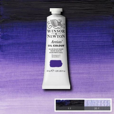 W&N ARTISTS OIL 37ML MAUVE BLUE SHADE S1