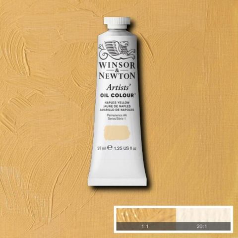 W&N ARTISTS OIL 37ML NAPLES YELLOW S1