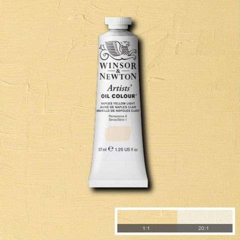 W&N ARTISTS OIL 37ML NAPLES YELLOW LIGHT S1