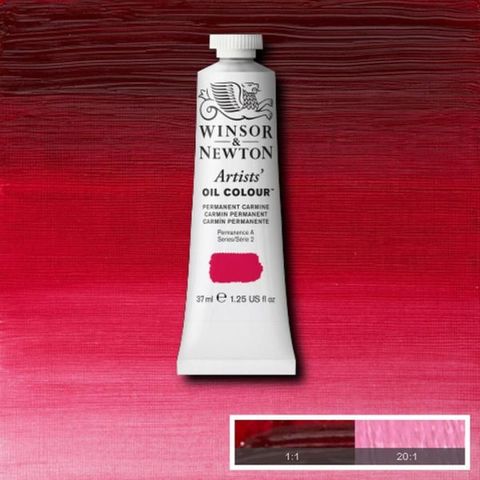 W&N ARTISTS OIL 37ML PERMANENT CARMINE S2