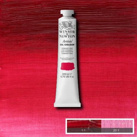 W&N ARTISTS OIL 37ML PERMANENT ROSE S2