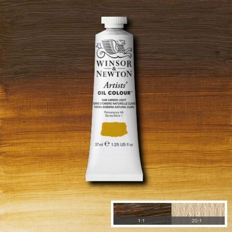 W&N ARTISTS OIL 37ML RAW UMBER LIGHT S1