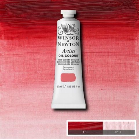 W&N ARTISTS OIL 37ML ROSE MADDER GENUINE S5