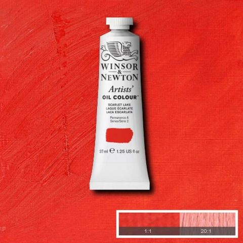 W&N ARTISTS OIL 37ML SCARLET LAKE S2