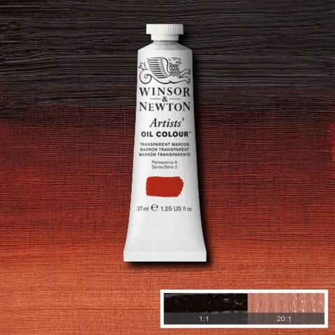 W&N ARTISTS OIL 37ML TRANSPARENT MAROON S2