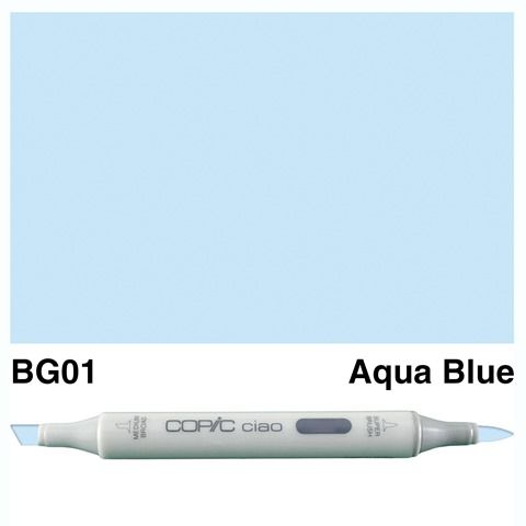 COPIC CIAO MARKER BG01 AQUA BLUE