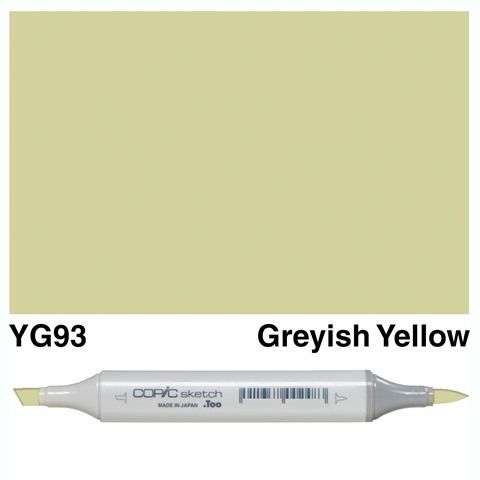 COPIC SKETCH MARKER YG93 GRAYISH YELLOW