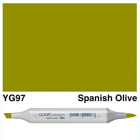 COPIC SKETCH MARKER YG97 SPANISH OLIVE