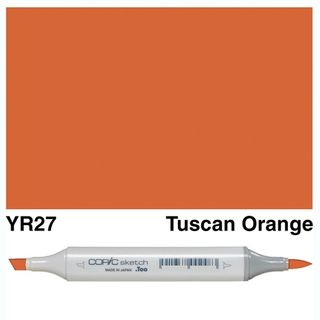 COPIC SKETCH MARKER YR27 TUSCAN ORANGE