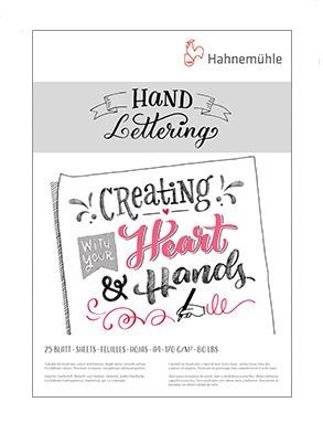 HAHNEMUHLE HAND LETTERING PAD 170G 25 SHT A5