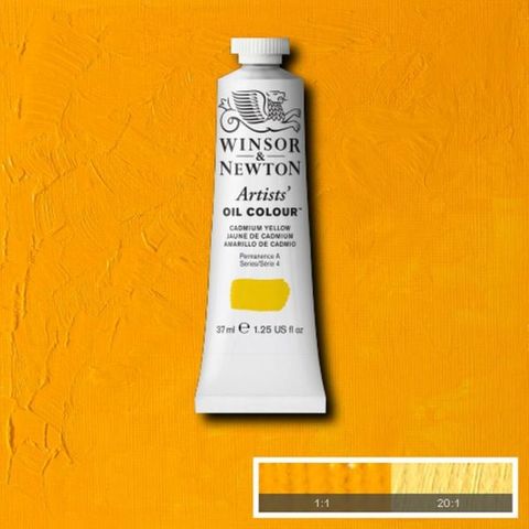 W&N ARTISTS OIL 37ML CADMIUM YELLOW S4