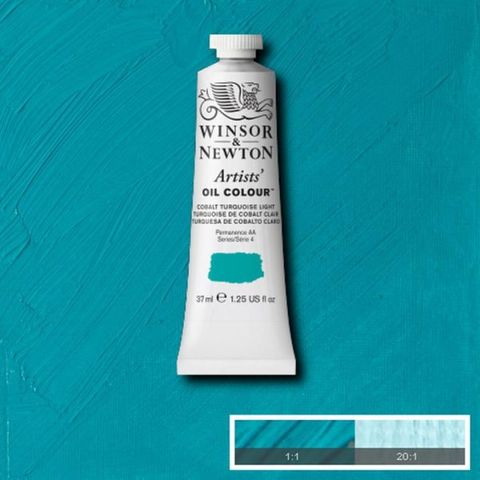 W&N ARTISTS OIL 37ML COBALT TURQUOISE LIGHT S4