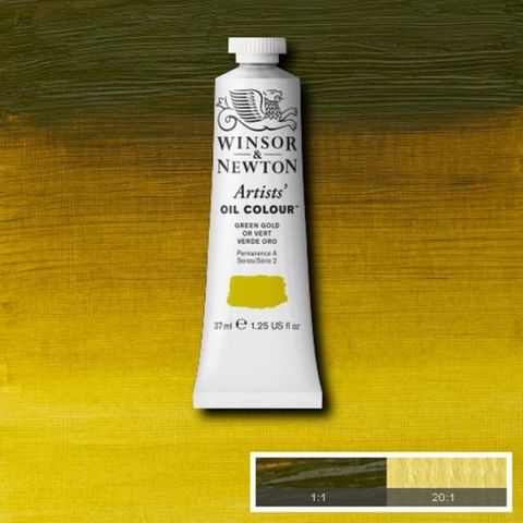 W&N ARTISTS OIL 37ML GREEN GOLD S2