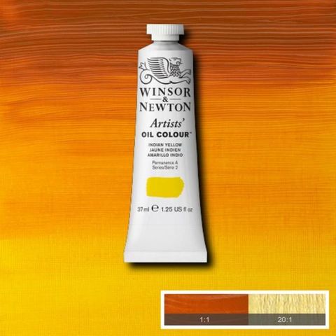 W&N ARTISTS OIL 37ML INDIAN YELLOW S2