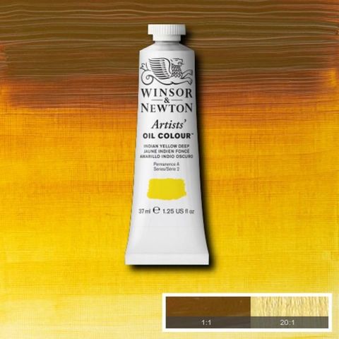 W&N ARTISTS OIL 37ML INDIAN YELLOW DEEP S2