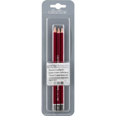 CRETACOLOR CLEOS GRAPHITE BLISTER PK HB/2B/4B