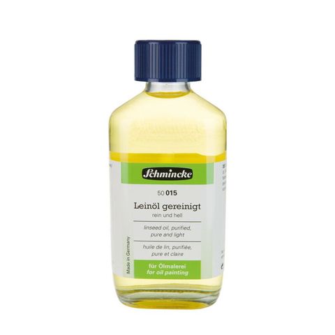 SCHMINCKE LINSEED OIL PURIFIED 200ML