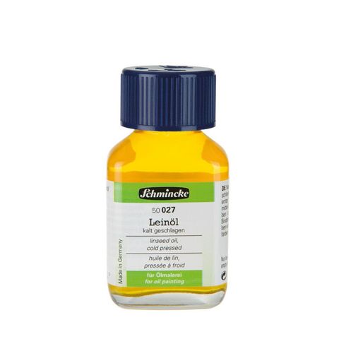 SCHMINCKE LINSEED OIL COLD PRESSED 60ML