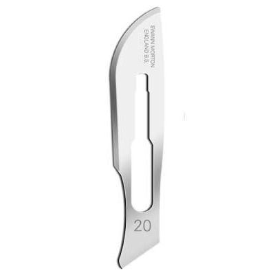 SWANN MORTON SCALPEL BLADES #20 PKT 5