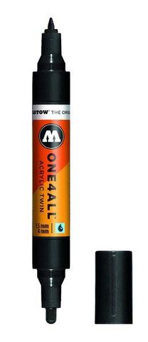 MOLOTOW ONE4ALL TWIN TIP MARKER WHITE