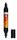 MOLOTOW ONE4ALL TWIN TIP MARKER BLACK