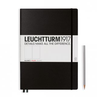 LEUCHTTURM1917 NOTEBOOK LARGE A4 PLAIN BLK