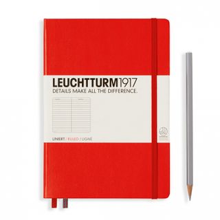 LEUCHTTURM1917 NOTEBOOK A5 LINED RED