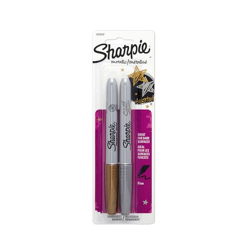 SHARPIE MARKER METALLIC ASSORTED 2 PK