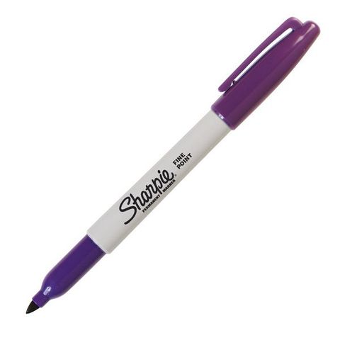 SHARPIE MARKER FINE PURPLE