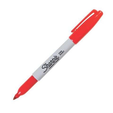 SHARPIE MARKER FINE RED