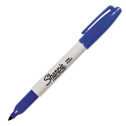 SHARPIE MARKER FINE BLUE