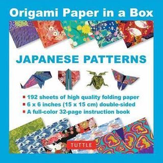 ORIGAMI PAPER IN A BOX JAPANESE PATTERNS