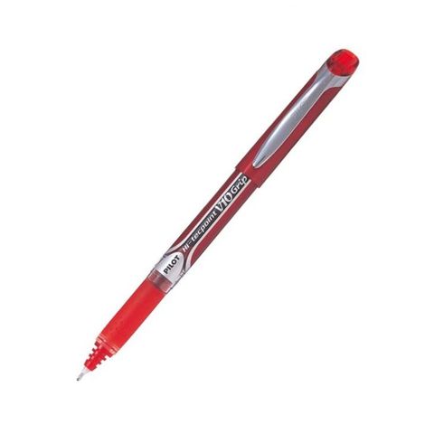 PILOT HI-TECPOINT V10 GRIP MEDIUM RED