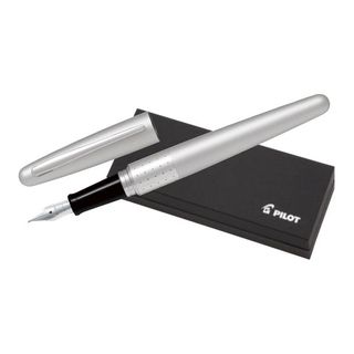PILOT MR1 FOUNTAIN PEN MEDIUM SILVER