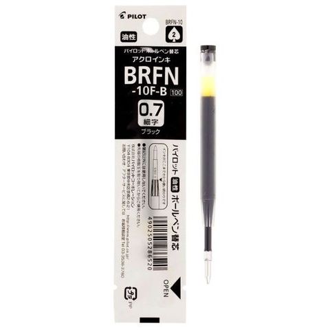 PILOT MR BALLPOINT BRFN-10M REFILL MEDIUM BLACK